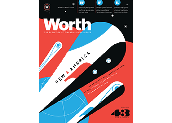 Worth magazine cover for volume 25, edition 04, 2016