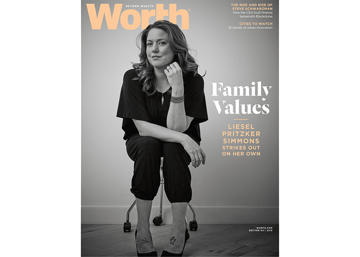 Worth magazine cover for edition 04, 2019