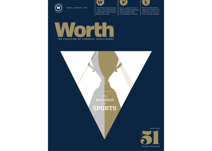 Worth magazine cover for volume 27, edition 02 from 2018