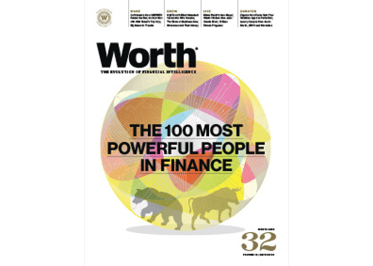 Worth magazine cover for volume 23, edition 05 from 2014