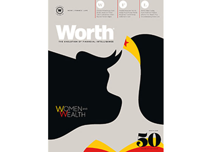 Worth magazine cover for volume 27, edition 01 from 2018